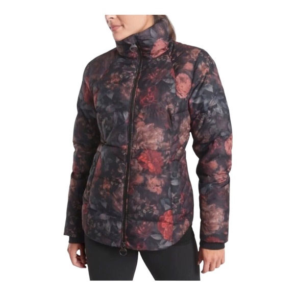 Athleta Jackets & Blazers - Athleta  Antoinette Norwegian Floral printed Puffer Jacket size S NWOT